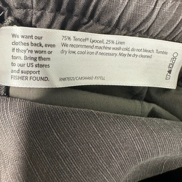 Eileen Fisher Slouchy Wide Leg Pants Women’s S Gray Minimalist‎ Mature - Picture 6 of 6